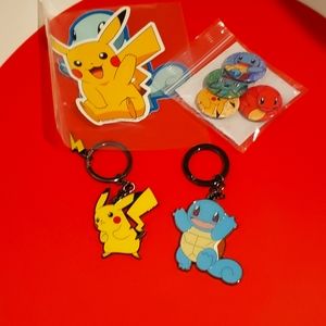 Pokemon Loungefly Keychain set